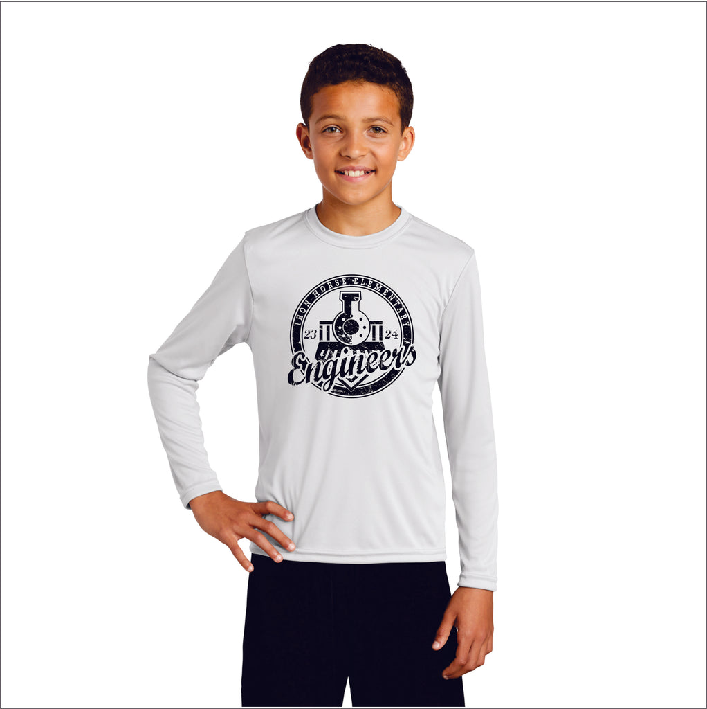 Iron Horse Wicking Long Sleeve Tee- Ladies, Unisex, and Youth
