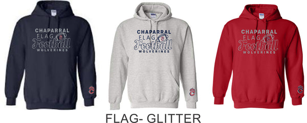 Chap Flag Football Hoodie- 3 design options