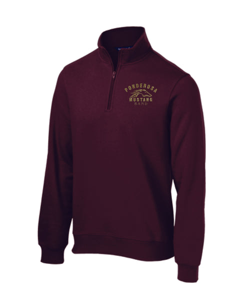 Pondo BAND 1/4 Zip Sweatshirt- Matte or Glitter
