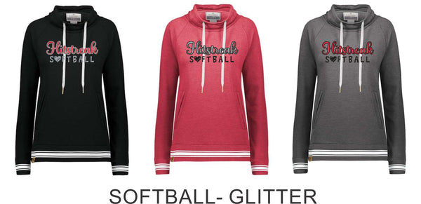 Hitstreak Funnel Neck Ladies Pullover- 4 designs