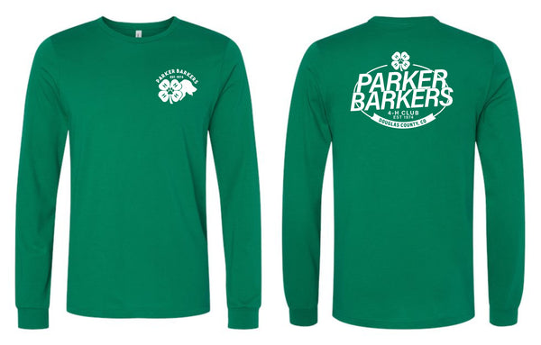 Parker Barkers Unisex Long Sleeve LOGO Tee