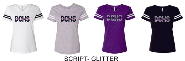 DCHS Volleyball Varsity Tee- Matte or Glitter