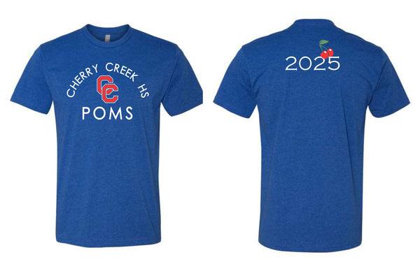 Creek Poms ARC Tee- matte and glitter