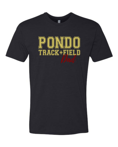 Pondo FAN Track & Field FAMILY Tee- matte and glitter