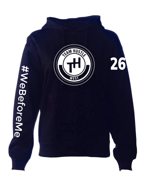 Team Hustle West Ladies Hoodie- 3 Designs