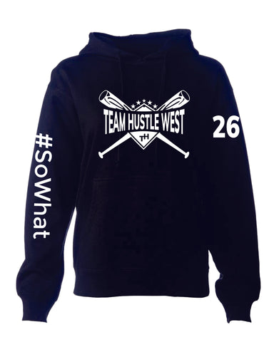Team Hustle West Ladies Hoodie- 3 Designs