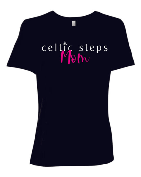 Celtic Steps Mom Ladies Tee- Matte or Glitter