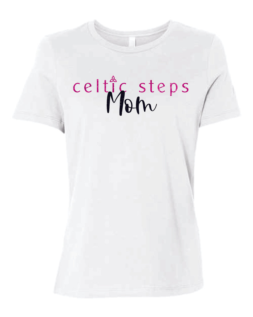Celtic Steps Mom Ladies Tee- Matte or Glitter