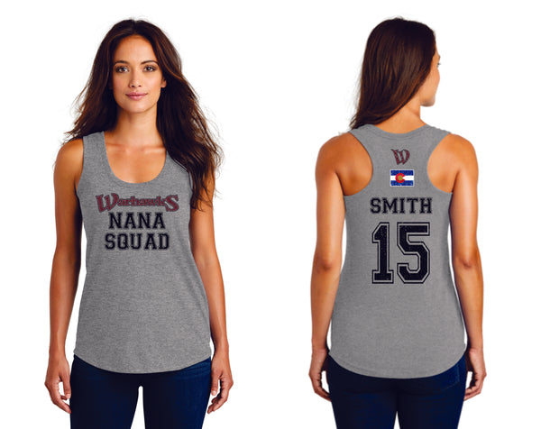 Warhawks Mom Squad Triblend Ladies Tank