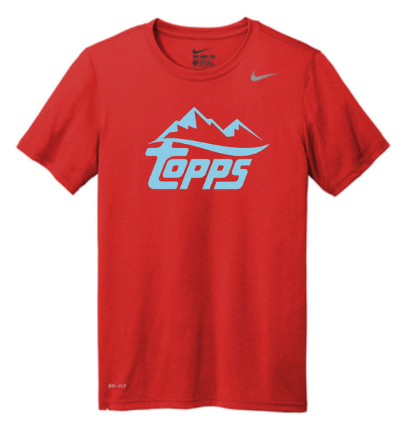 Rocky Mountain Topps Blue/Red Nike Tee- Unisex, Youth, Ladies Sizes