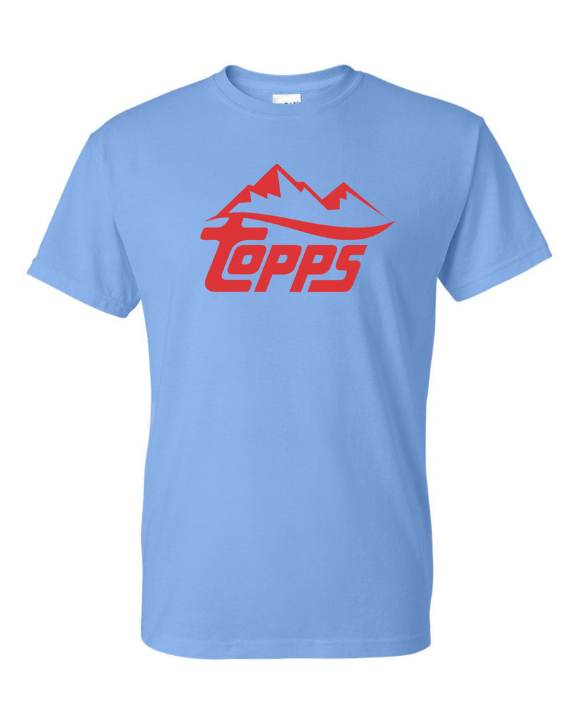 Rocky Mountain Topps Basic Blue/Red Tee- Matte or Glitter