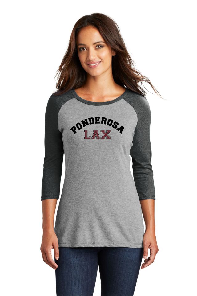Pondo LAX Ladies Raglan Tee- 4 designs