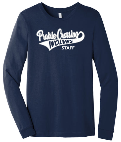 PCE Staff Long Sleeve Tee- 3 designs- Unisex and Ladies Sizes