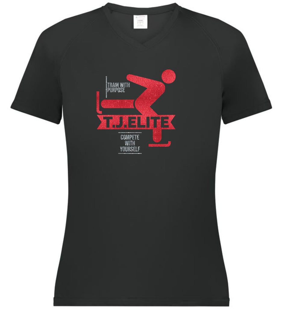 TJ Elite Wicking Raglan Short Sleeve Tee- Youth, Ladies, Unisex