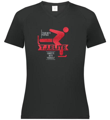 TJ Elite Wicking Raglan Short Sleeve Tee- Youth, Ladies, Unisex