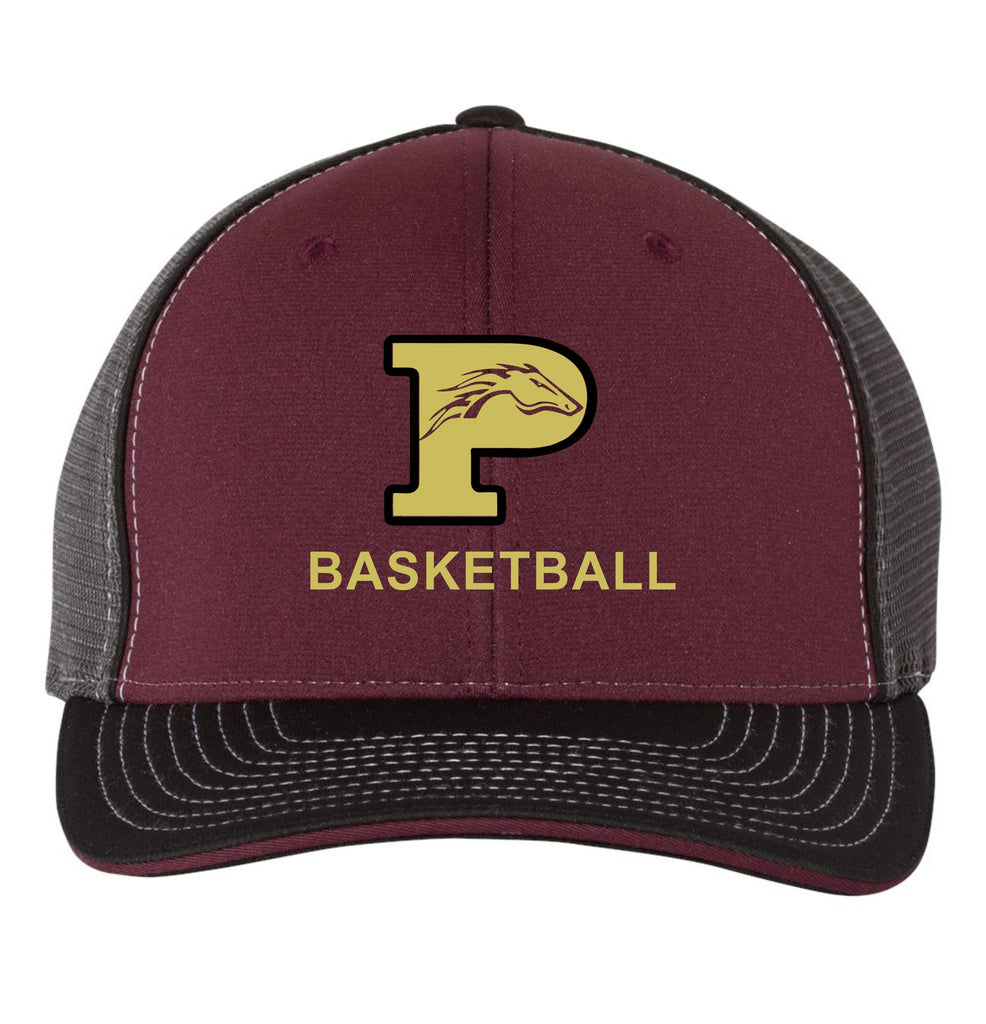 Pondo Basketball Richardson Fitted Sportsmesh Hat - Matte or Gitter