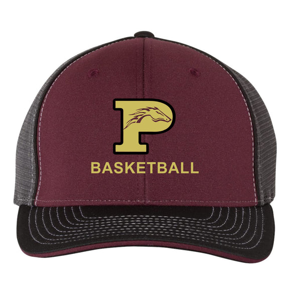 Pondo Basketball Richardson Fitted Sportsmesh Hat - Matte or Gitter