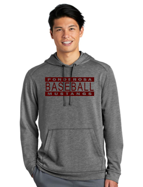 Pondo Baseball Unisex Wicking Fleece Hoodie- 5 Designs
