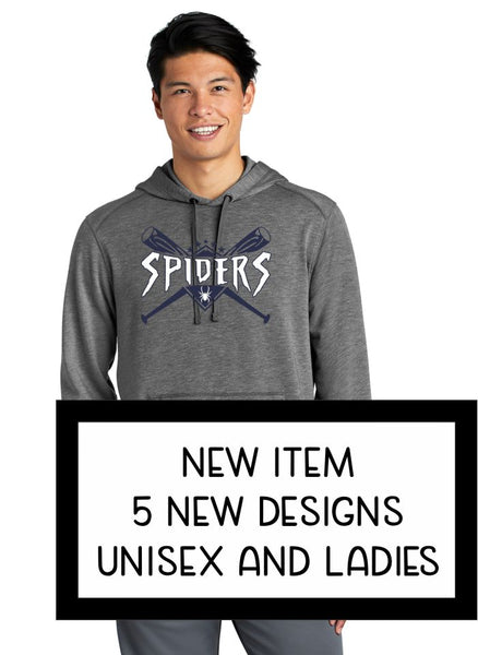 Spiders Wicking Unisex and Ladies Hoodie- 5 designs