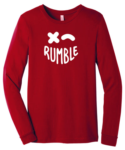 Rumble Staff Unisex Long Sleeve Tee- 4 Designs- Matte or Glitter