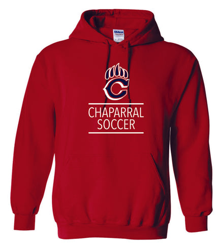 Chap Boys Soccer Hooded Sweatshirt- 5 Colors- 2 designs