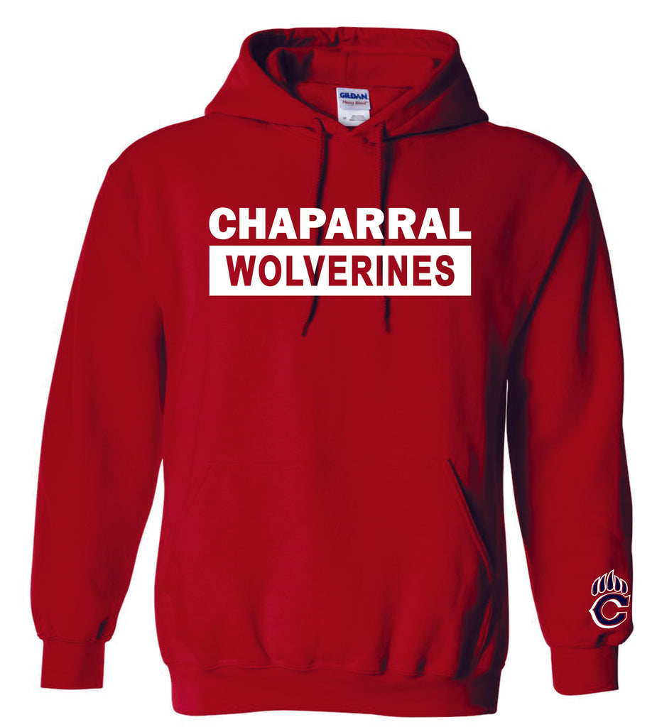 Wolverines Hooded Sweatshirt- 3 Designs-Matte or Glitter