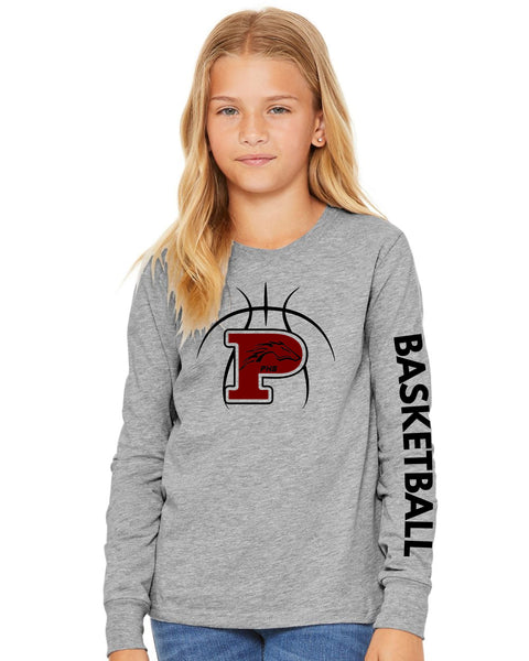 Pondo Basketball Bella Canvas Long Sleeve Tee- 4 Designs