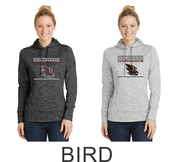 Warhawks Wicking Ladies Hoodie-4 Designs