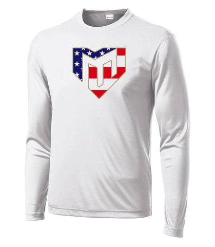 Magic Wicking Long Sleeve Tee- USA Design
