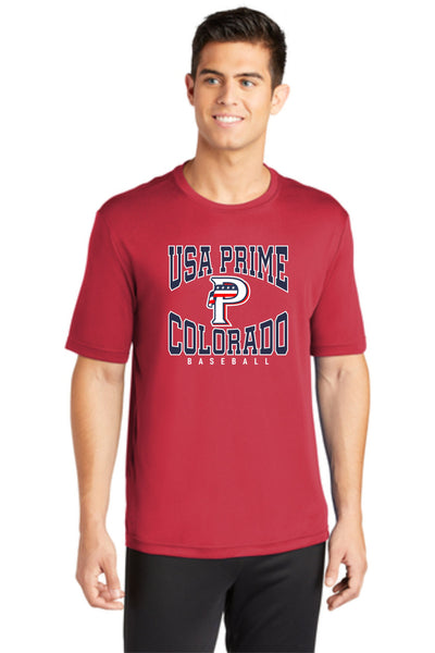 Prime Baseball Wicking Tee- Youth, Adult, Ladies Sizes