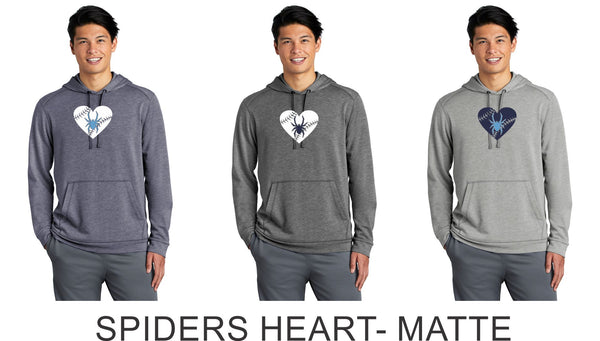 Spiders Wicking Unisex and Ladies Hoodie- 5 designs