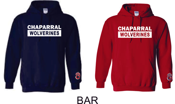 Wolverines Hooded Sweatshirt- 3 Designs-Matte or Glitter