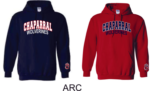 Wolverines Hooded Sweatshirt- 3 Designs-Matte or Glitter