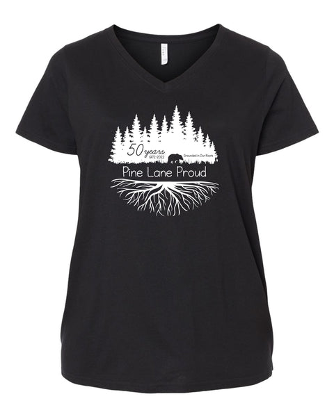 PLE 50th Anniversary Curvy Ladies Tee
