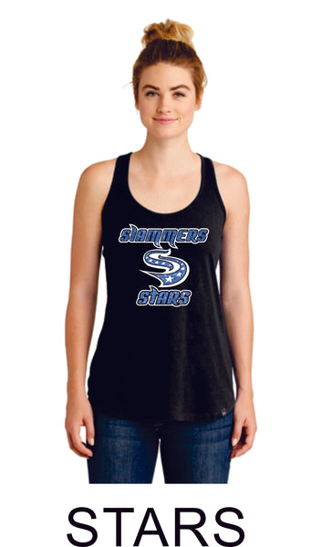 Slammers Stars New Era Racerback Tank