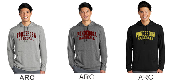 Pondo Baseball Unisex Wicking Fleece Hoodie- 5 Designs