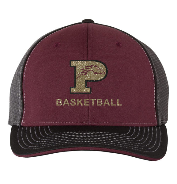 Pondo Basketball Richardson Fitted Sportsmesh Hat - Matte or Gitter