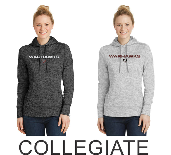 Warhawks Wicking Ladies Hoodie-4 Designs