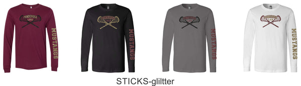 Pondo LAX Bella Canvas Long Sleeve Tee- 4 Designs