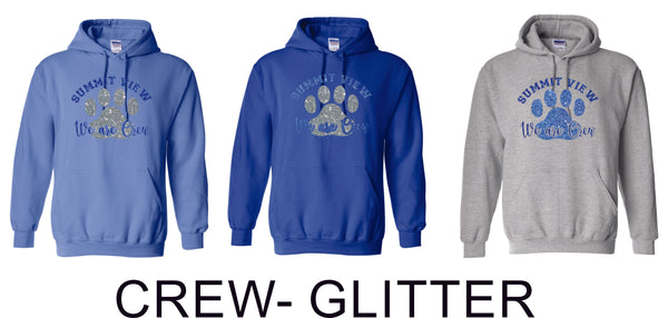 Summit View Basic Hoodie- 8 Designs- Matte or Glitter