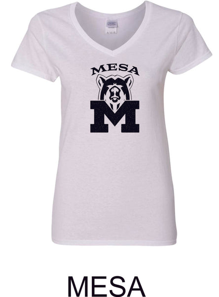Mesa MS Ladies Short Sleeve Tee- 3 designs-Matte or Glitter
