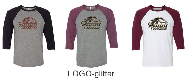 Pondo LAX Bella Canvas Unisex Raglan T-Shirt - 4 New Designs