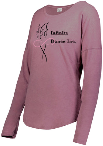 Infinite Dance Lux-triblend long sleeve tee- ladies, youth, and unisex sizes