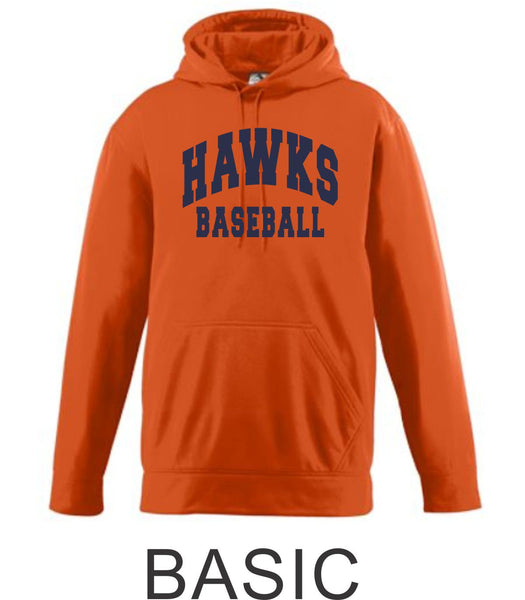 Hawks Baseball Performance Sweatshirt- 4 Designs