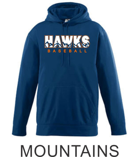 Hawks Baseball Performance Sweatshirt- 4 Designs