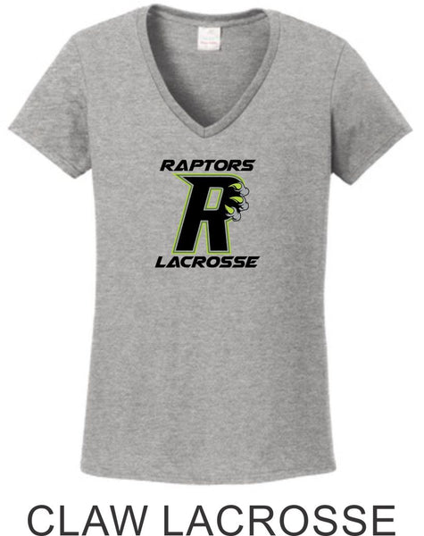 Raptors Ladies Tee- 2 Designs- 4 Sports- Matte or Glitter