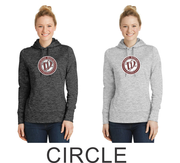 Warhawks Wicking Ladies Hoodie-4 Designs