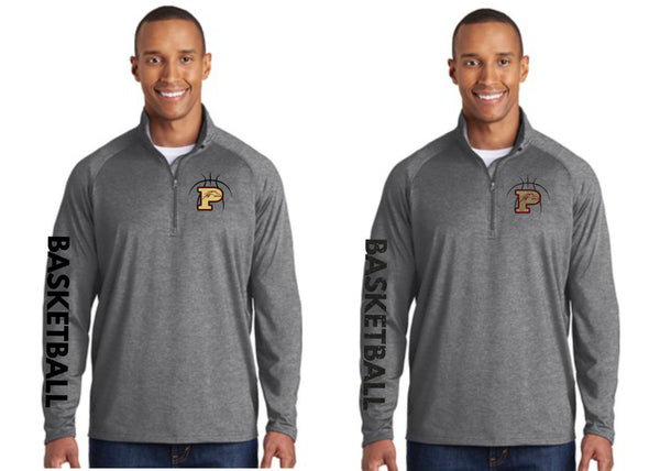 Pondo Basketball Sports Wik 1/4 Zip Pullover- Ladies or Unisex