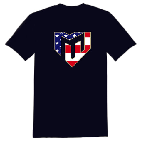 Magic Basic Tee with USA Design- Matte or Glitter