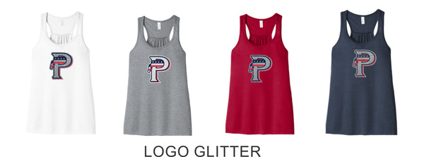 Prime Baseball Flowy Tank- 4 designs- Matte or Glitter